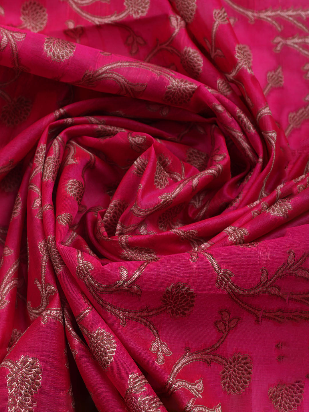 Banarasi Chanderi Unstitched Suit With Dupatta