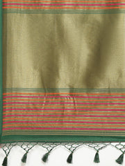 Plain Zari Border Art Silk Saree