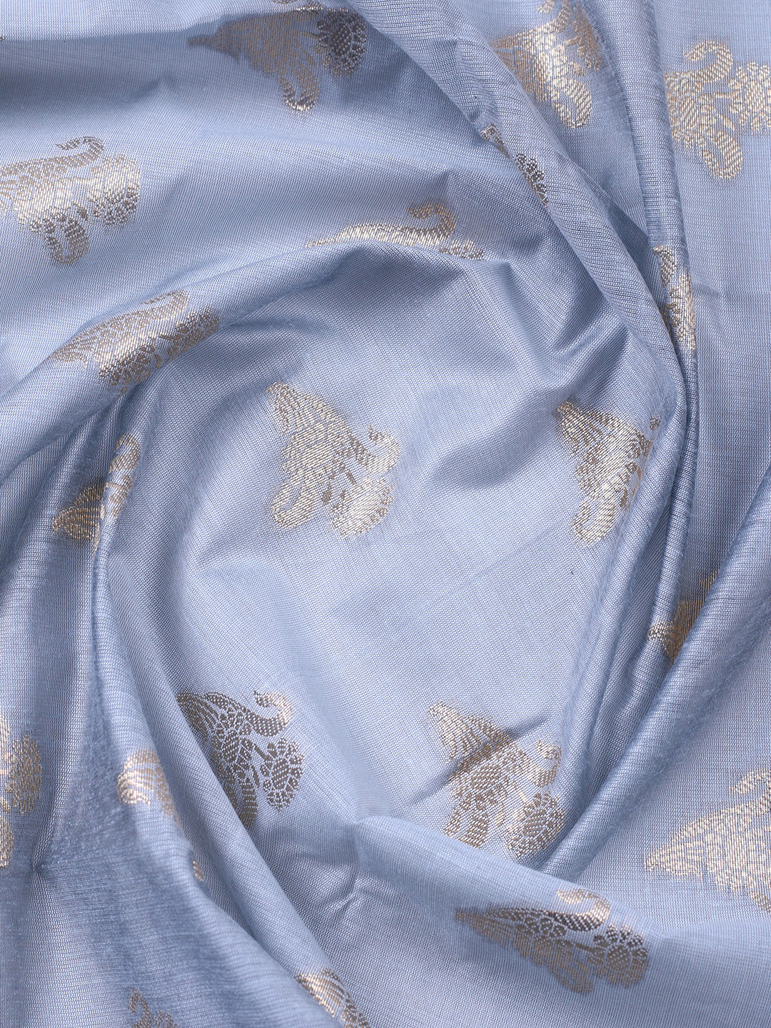 Woven Design Chanderi Unstitched Suit With Pant &amp; Dupatta