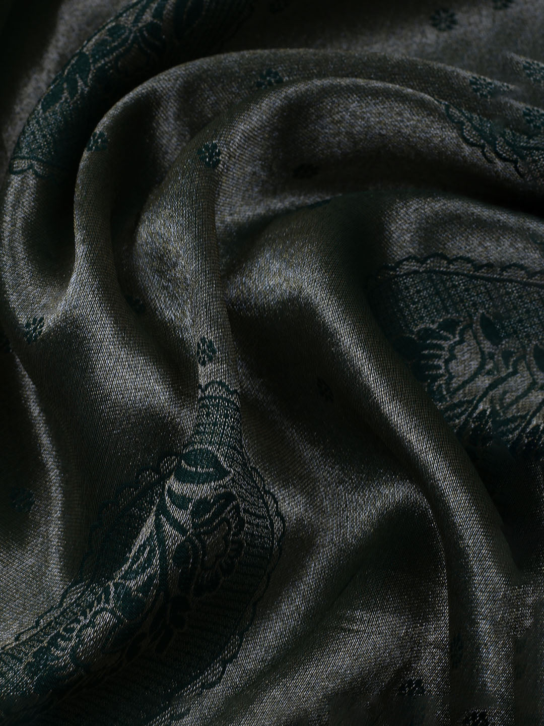 Kanjeevaram Chanderi Unstitched Suit With Dupatta