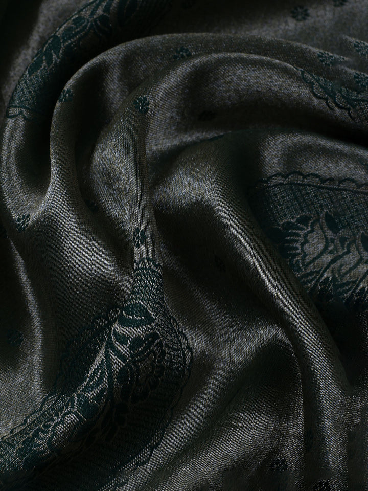 Kanjeevaram Chanderi Unstitched Suit With Dupatta