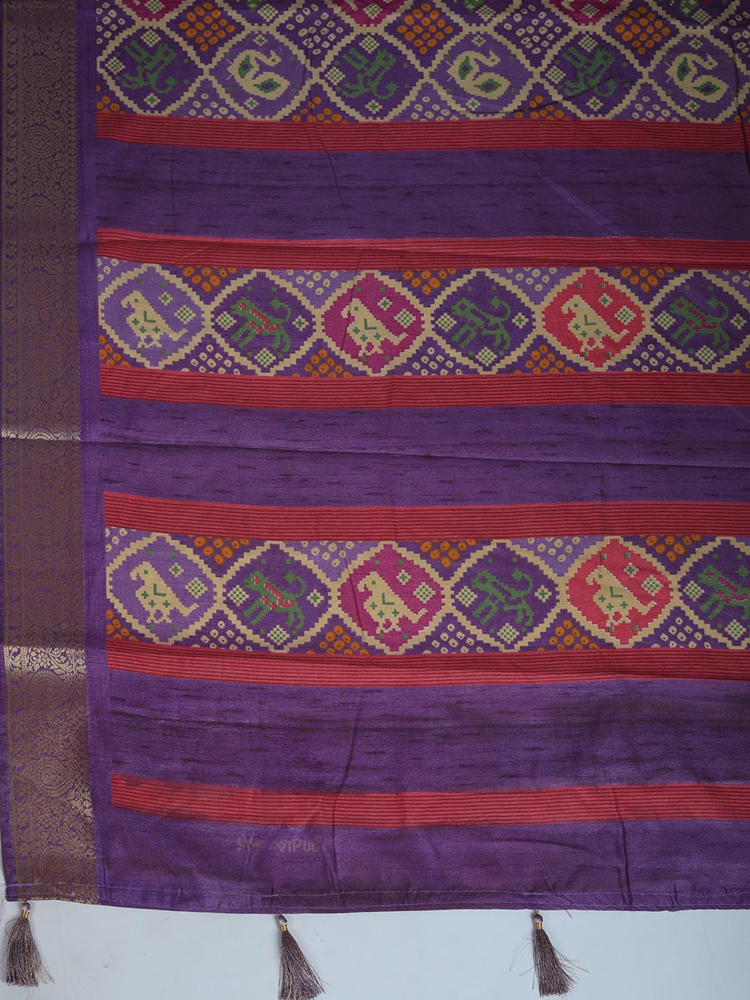 Digital Printed Art Silk Saree