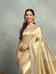 Embelished Tissue Saree