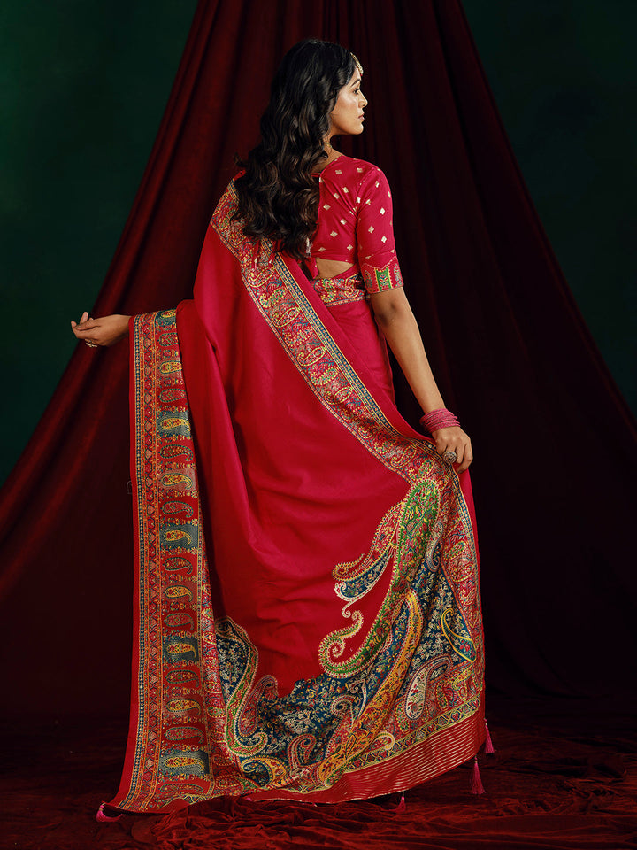 Printed Art Silk Saree