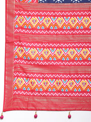 Patola Printed Art Silk Woven Saree