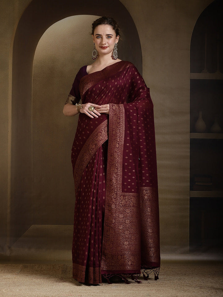 Woven Design Tussar Saree