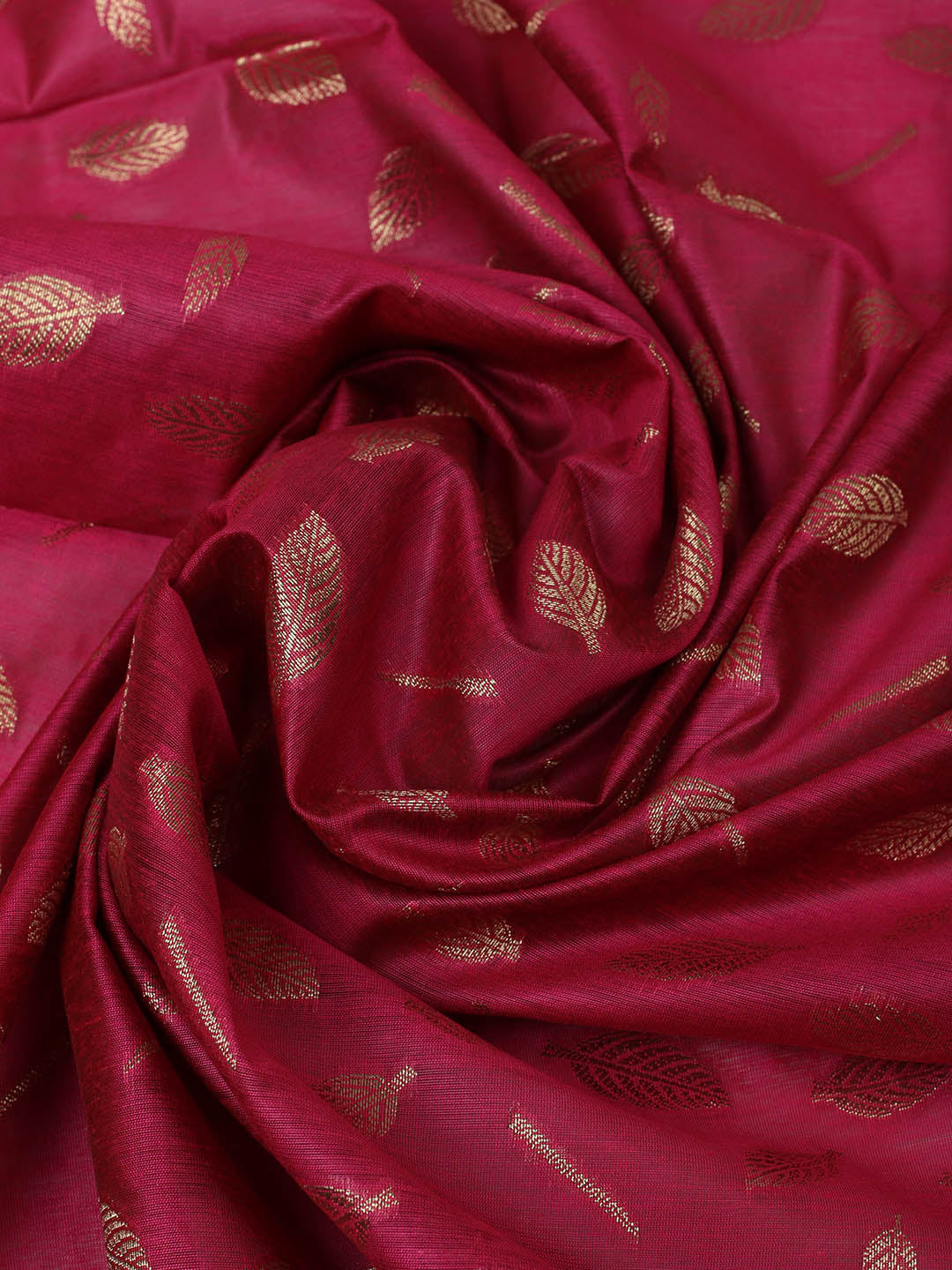 Woven Design Chanderi Unstitched Suit With Pant &amp; Dupatta