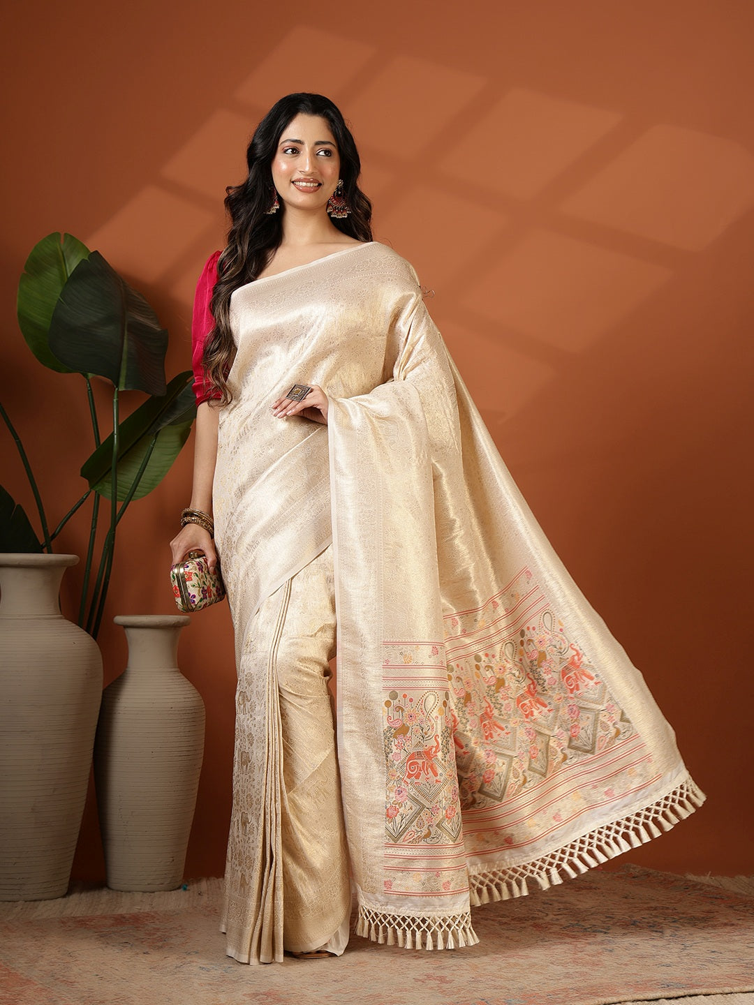 Woven Design Art Silk Saree