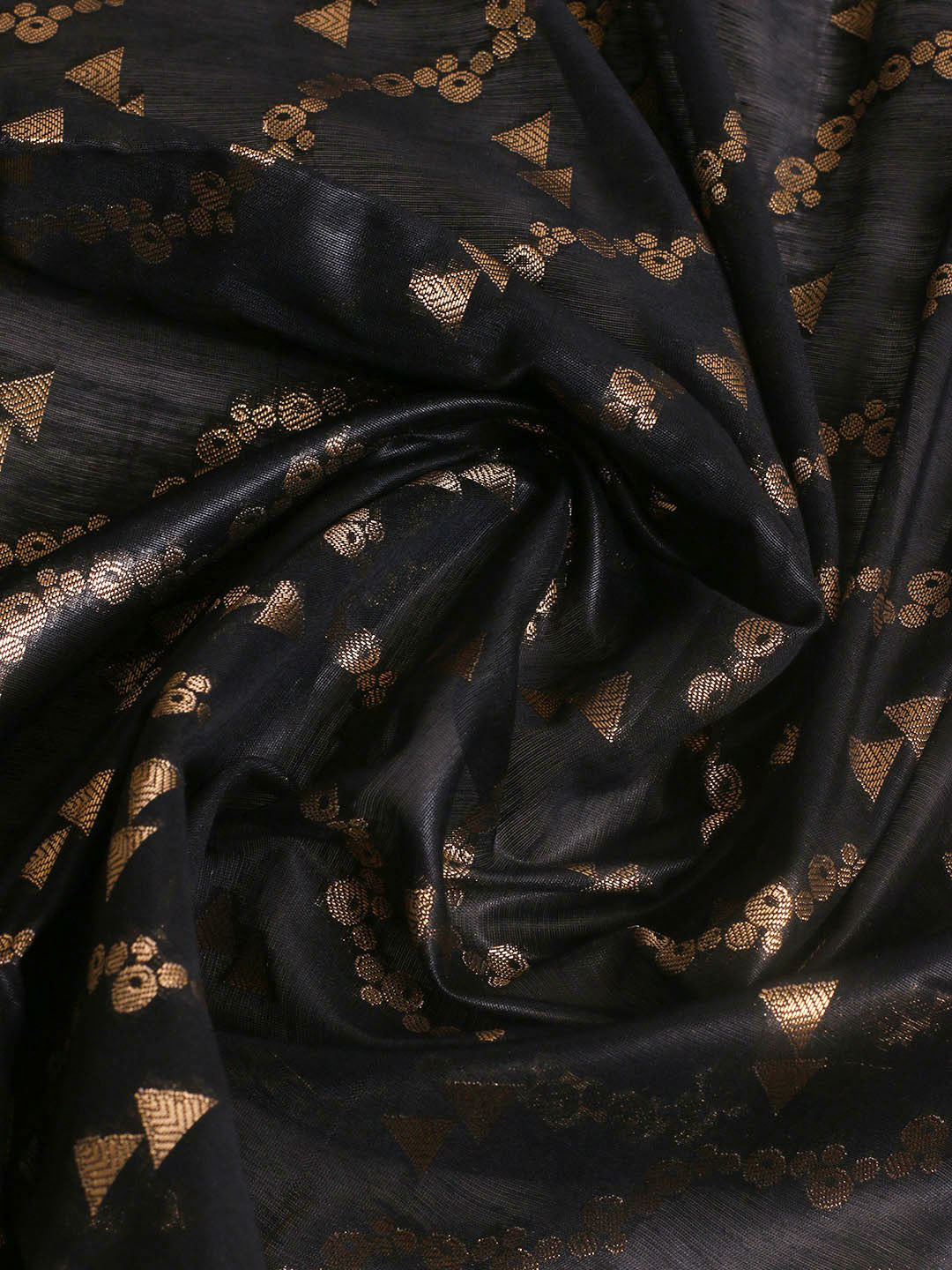 Woven Design Chanderi Unstitched Suit With Pant &amp; Dupatta