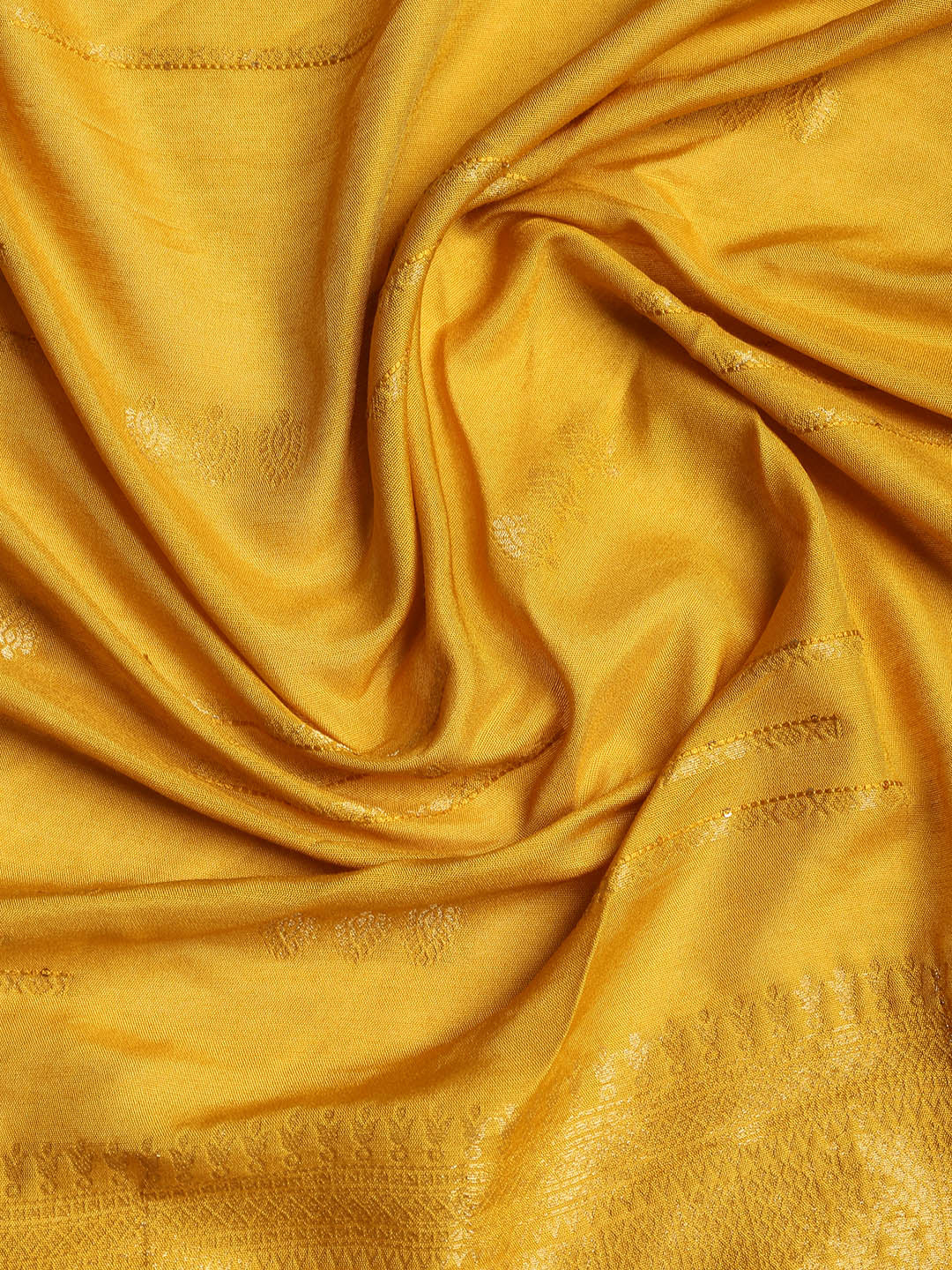 Embroidered Chanderi Unstitched Suit With Dupatta