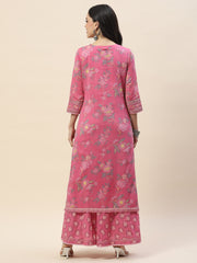 Printed Cotton Double Layer Kurta