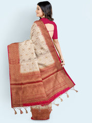 Zari Booti Art Silk Woven Saree