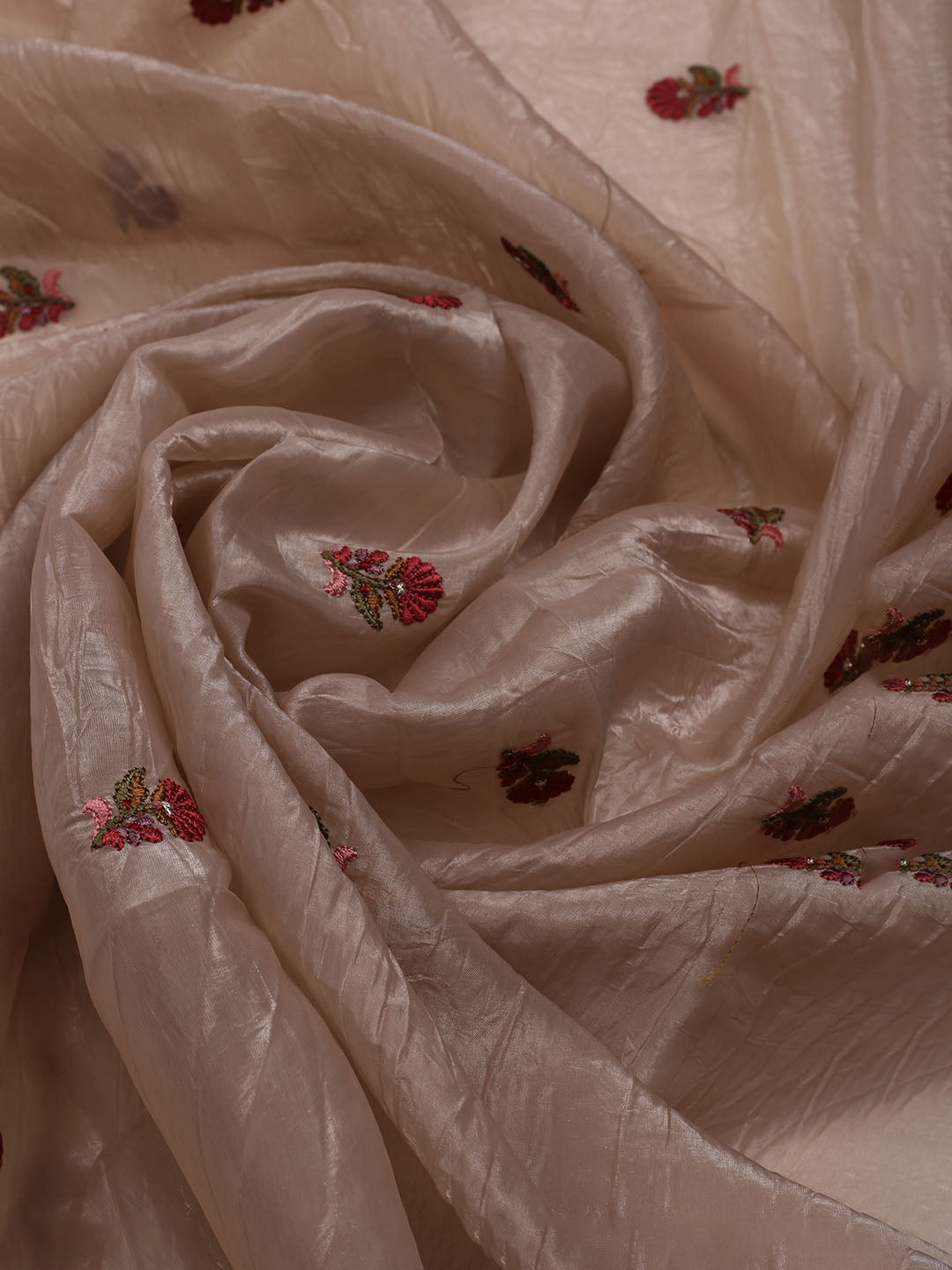 Printed Tissue Unstitched Suit With Dupatta