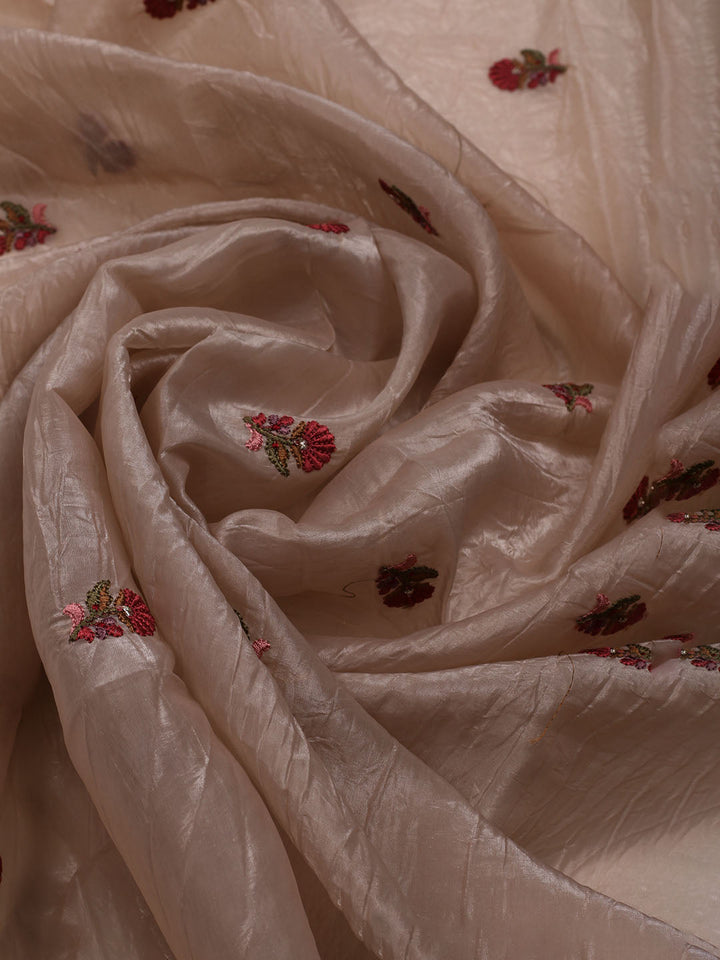 Printed Tissue Unstitched Suit With Dupatta