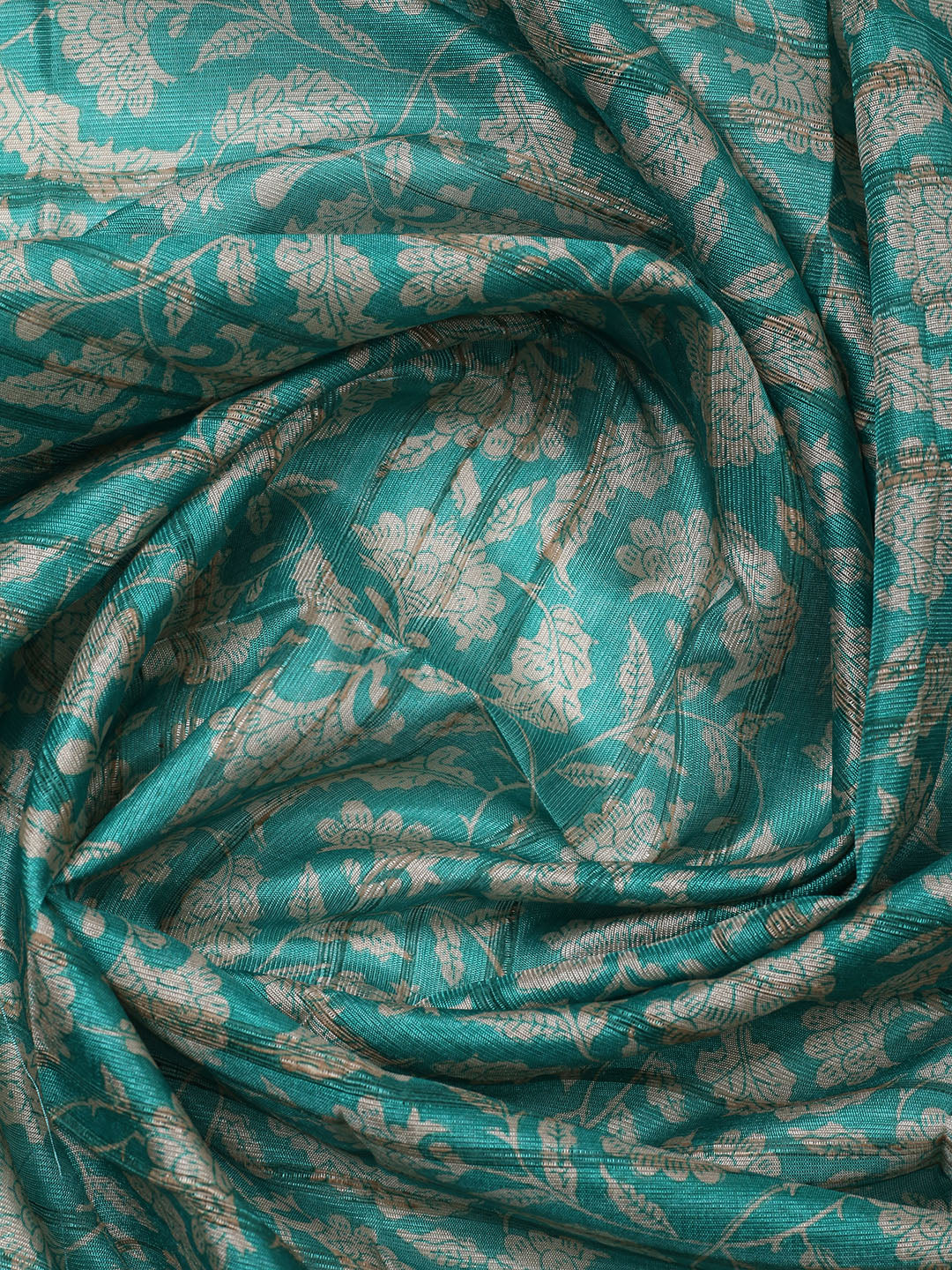 Embroidered Tussar Unstitched Suit With Pant &amp; Dupatta