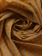 Embroidered Cotton Blend Ustitched Suit With Pant & Dupatta