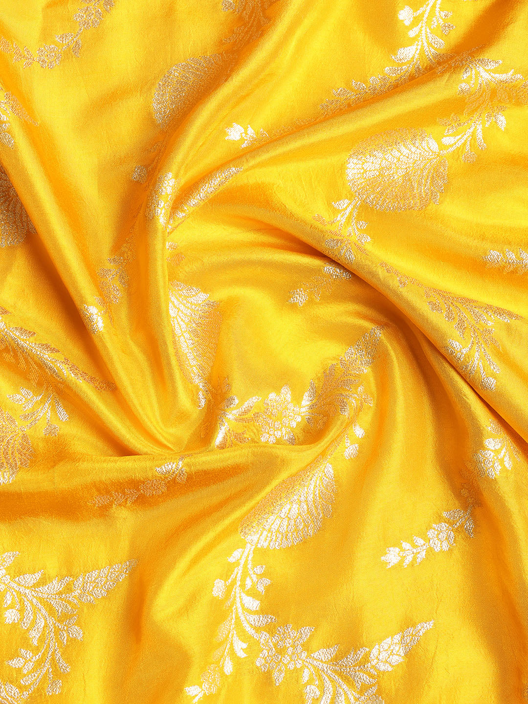 Neck Embroidered Chanderi Unstitched Suit With Dupatta