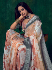 Printed Georgette Saree