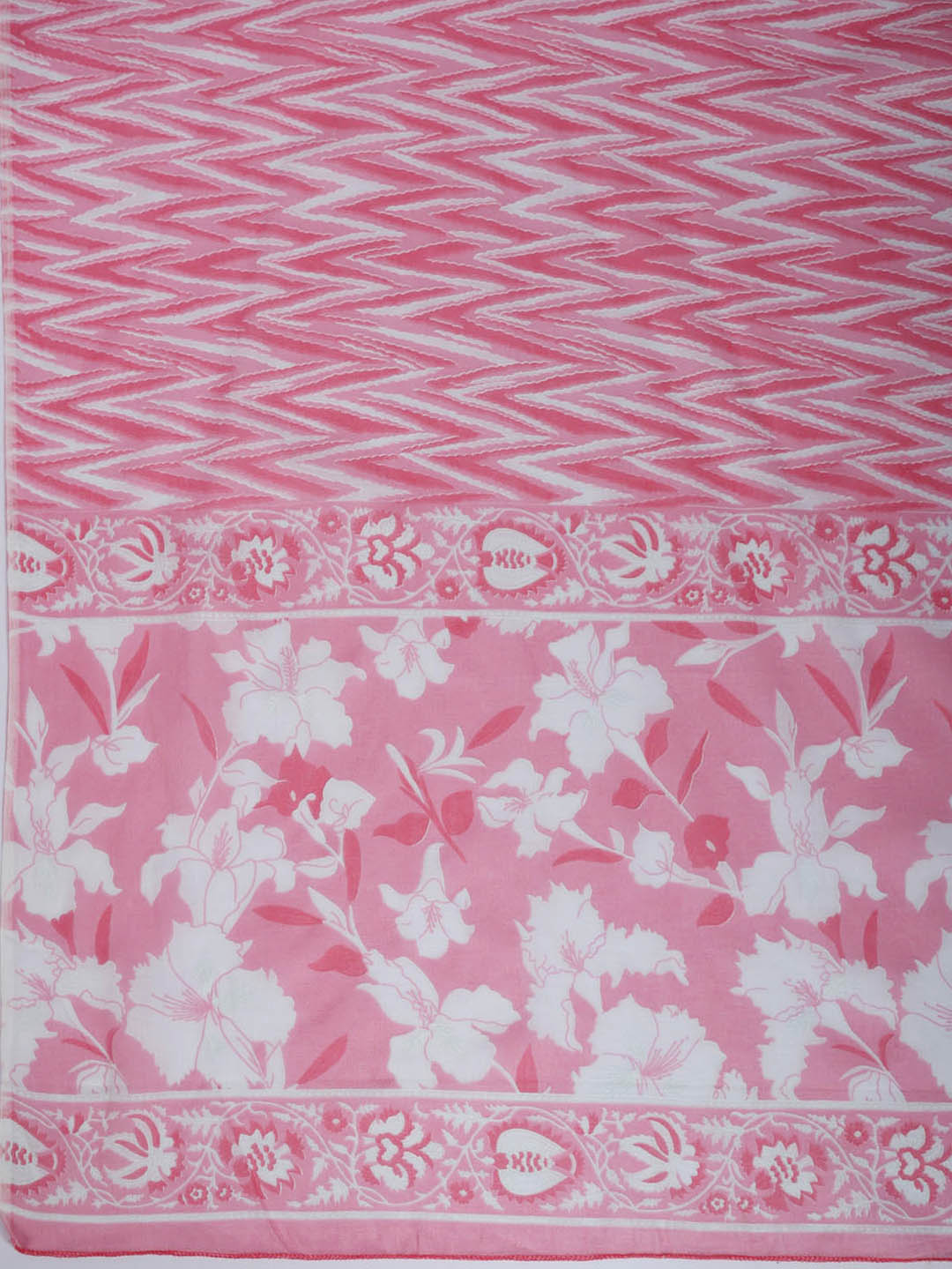 Printed Cotton Kurta With Pant &amp; Dupatta