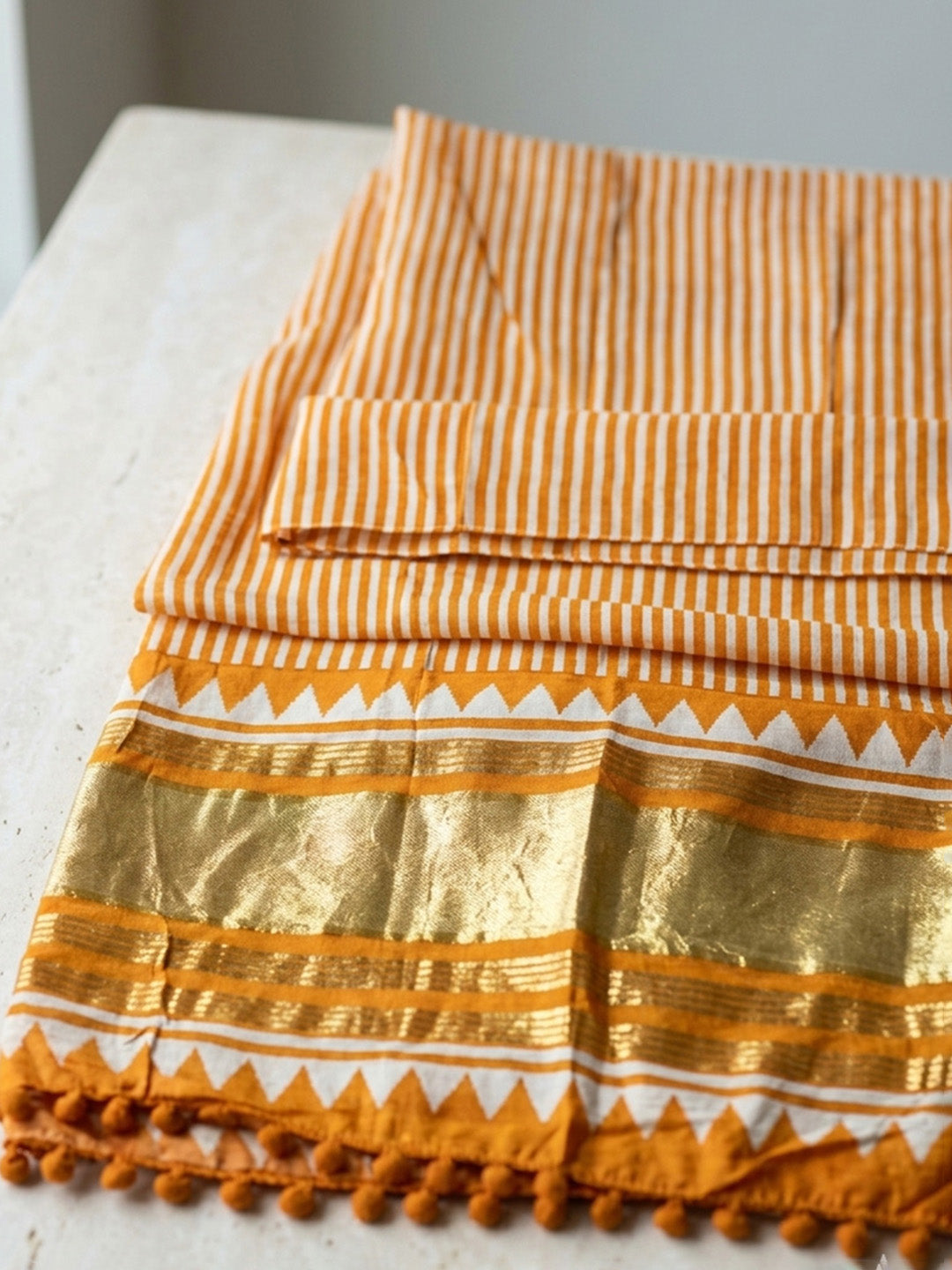 Embroidered Art Silk Unstitched Suit With Pant &amp; Dupatta