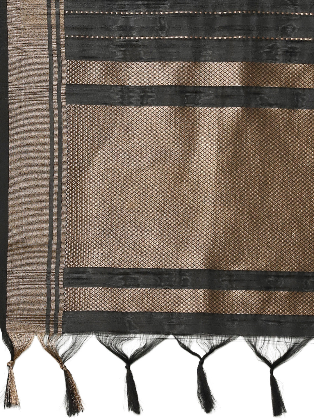 Embroidered Border Booti Art Silk Saree