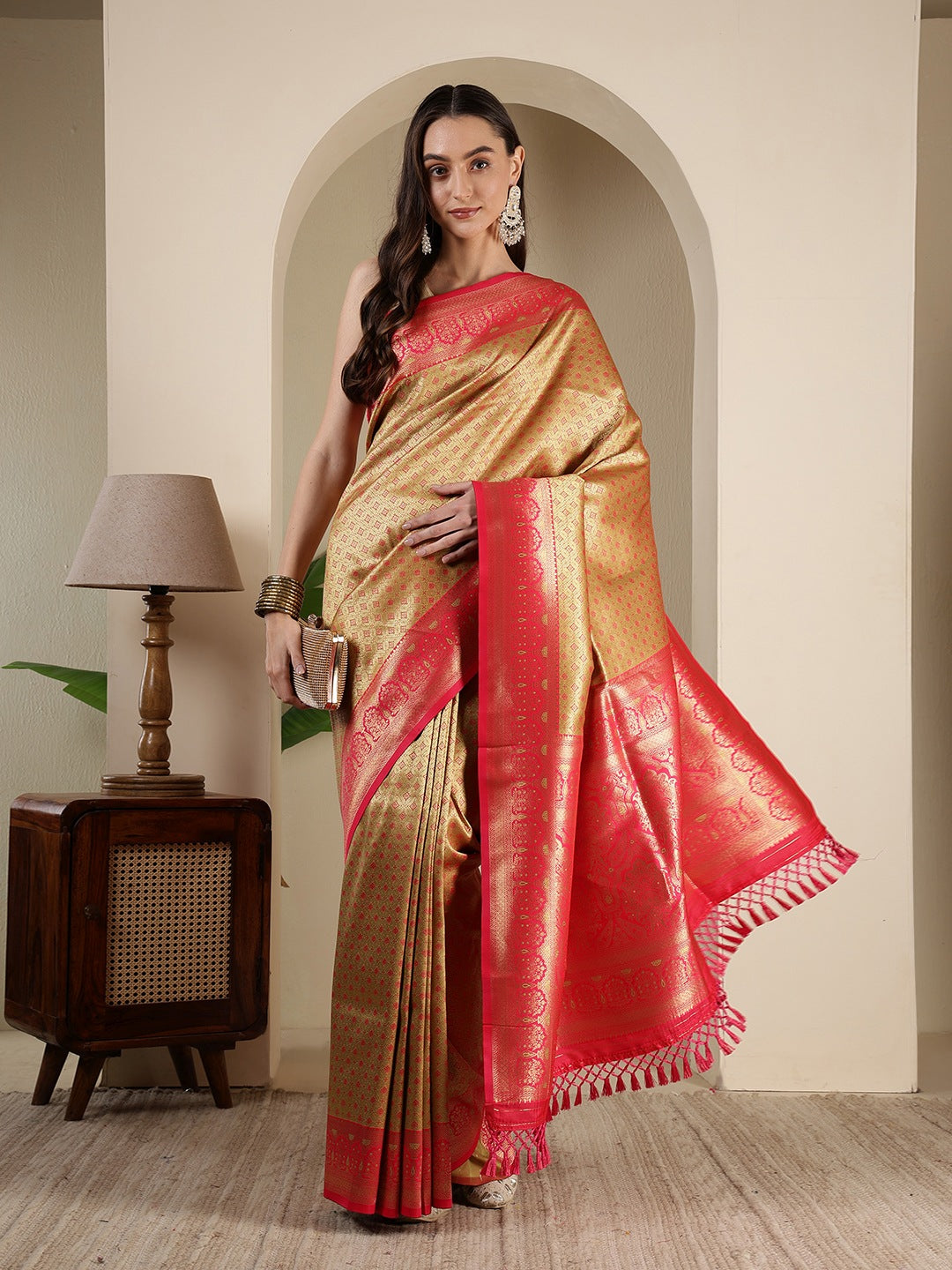 Woven Design Art Silk Saree