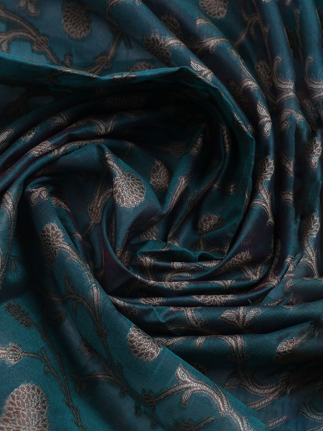 Banarasi Chanderi Unstitched Suit With Dupatta