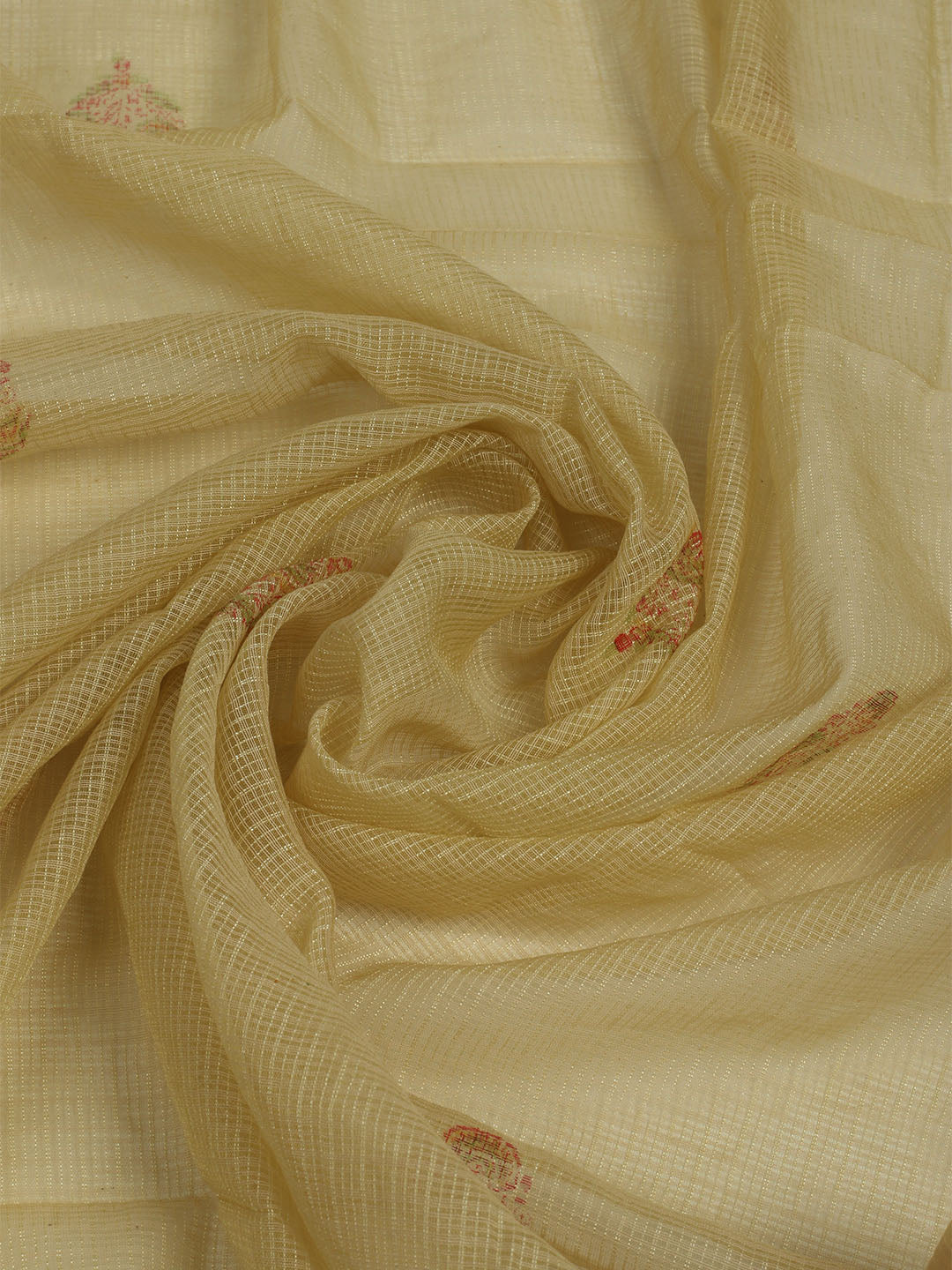 Printed Cotton Unstitched Suit With Pant &amp; Dupatta