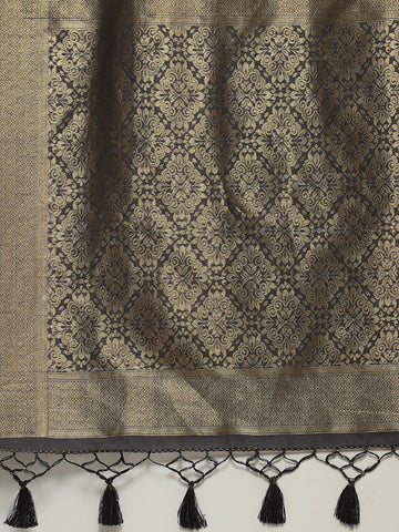 Zari Jaal Woven Handloom Saree