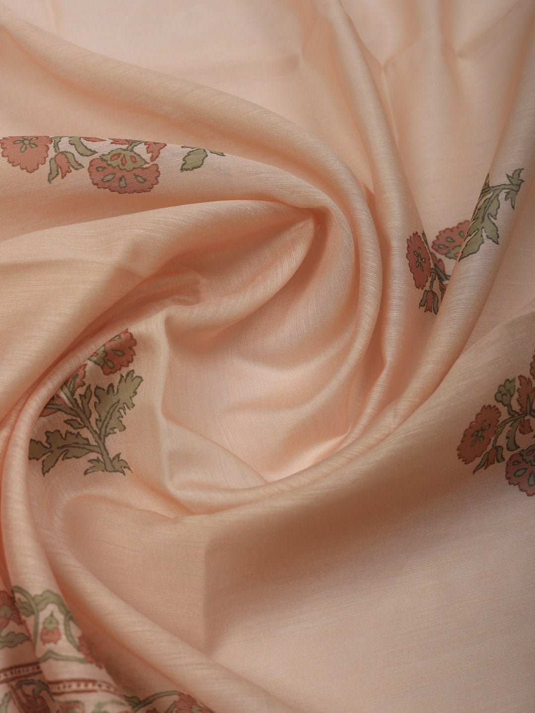 Embroidered Cotton Blend Unstitched Suit With Pant &amp; Dupatta