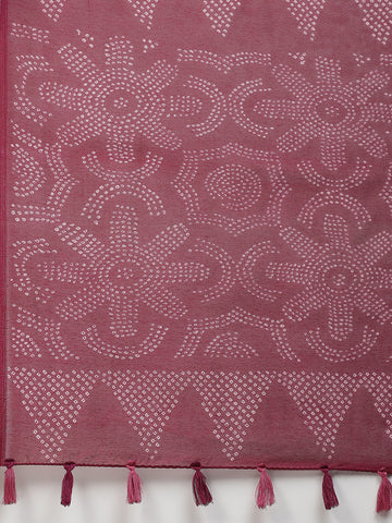 Madhubani Printed Cotton Saree