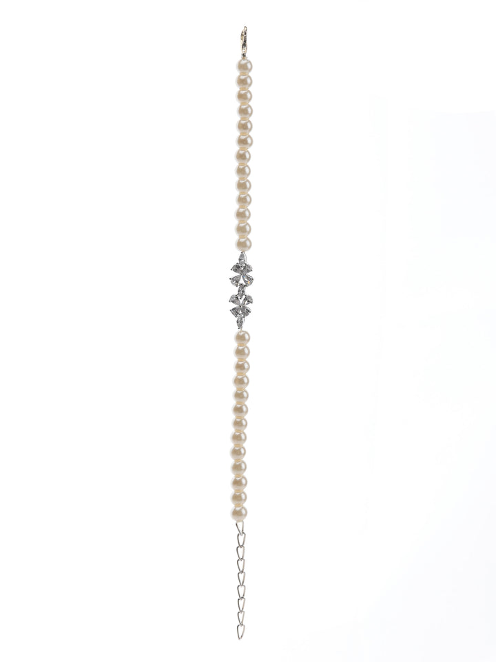 Silver White Jewellery Set