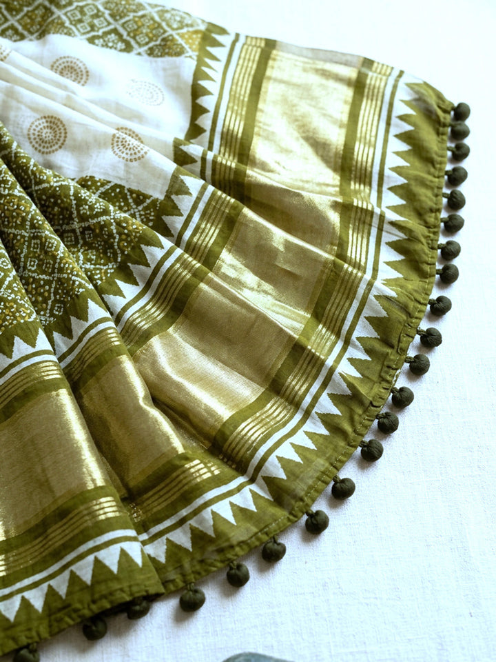 Embroidered Art Silk Unstitched Suit With Pant &amp; Dupatta