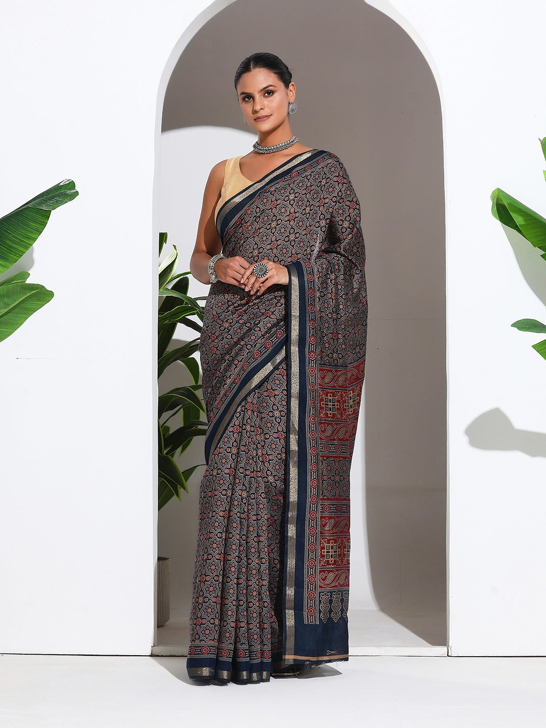 Digital Printed Art Silk Saree