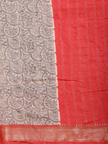 Digitally Printed Cotton Saree