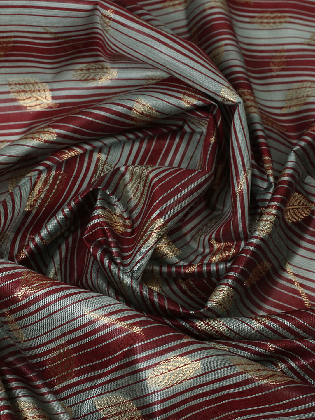 Woven Design Chanderi Unstitched Suit With Pant &amp; Dupatta