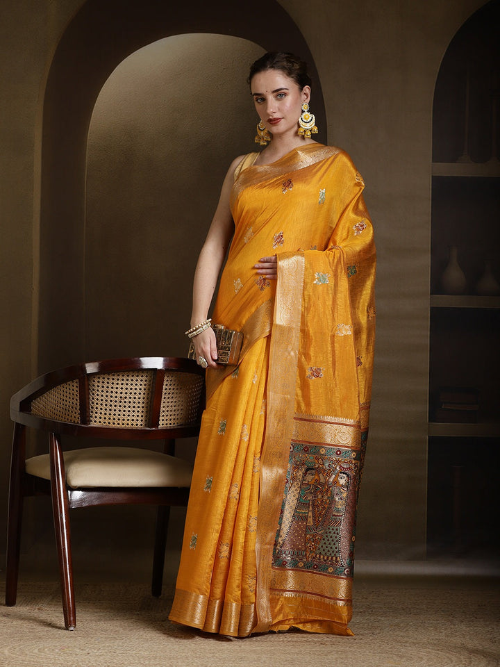 Woven Design Art Silk Saree