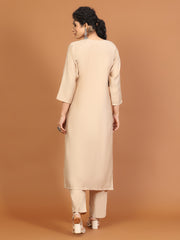 Resham Embroidered Chanderi Kurta With Pants