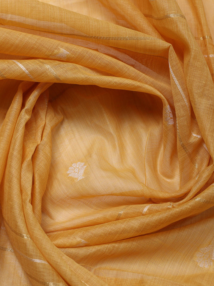 Embroidered Cotton Blend Unstitched Suit With Pant &amp; Dupatta