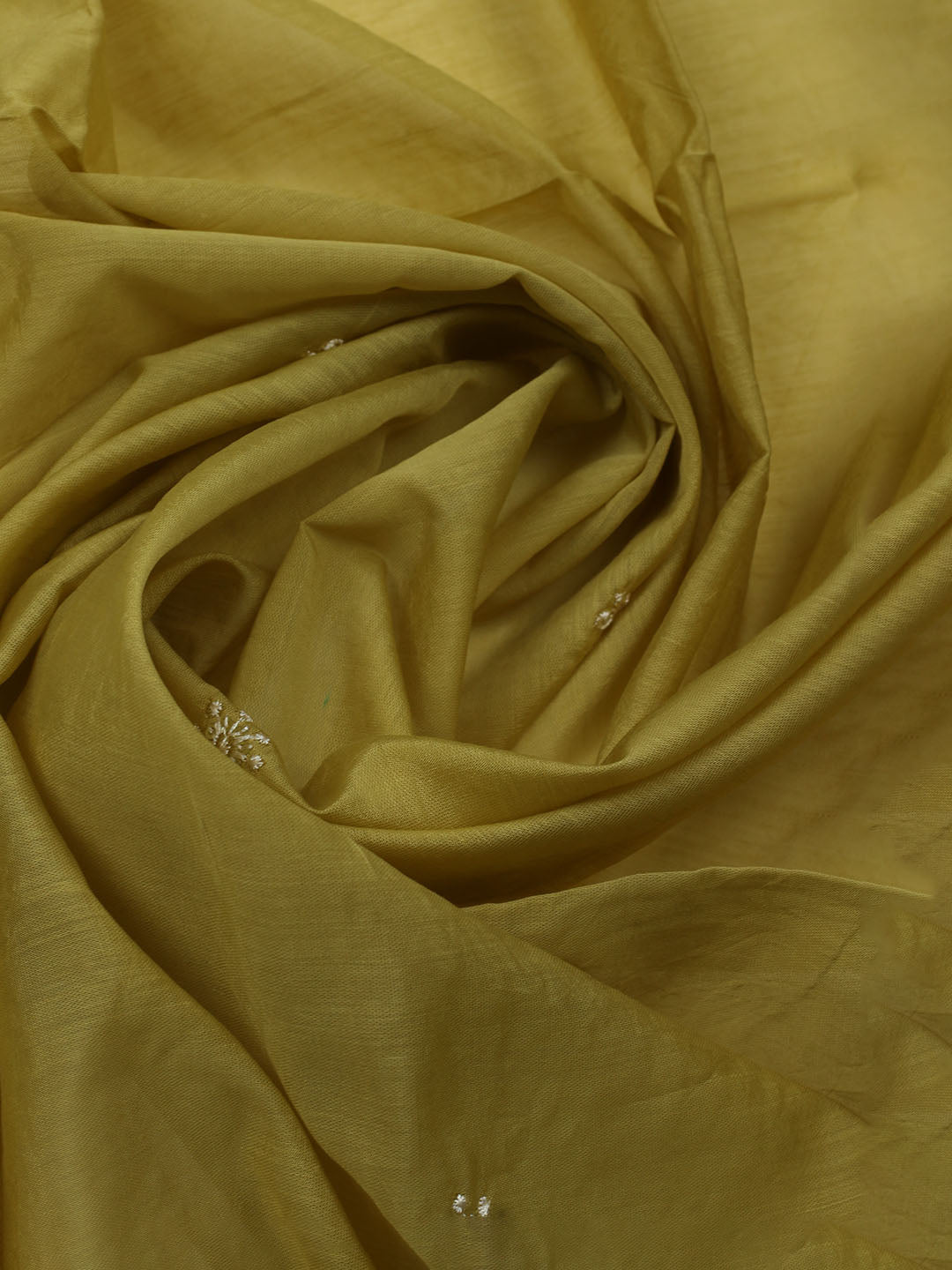 Embroidered Muslin Unstitched Kurta With Pant & Dupatta