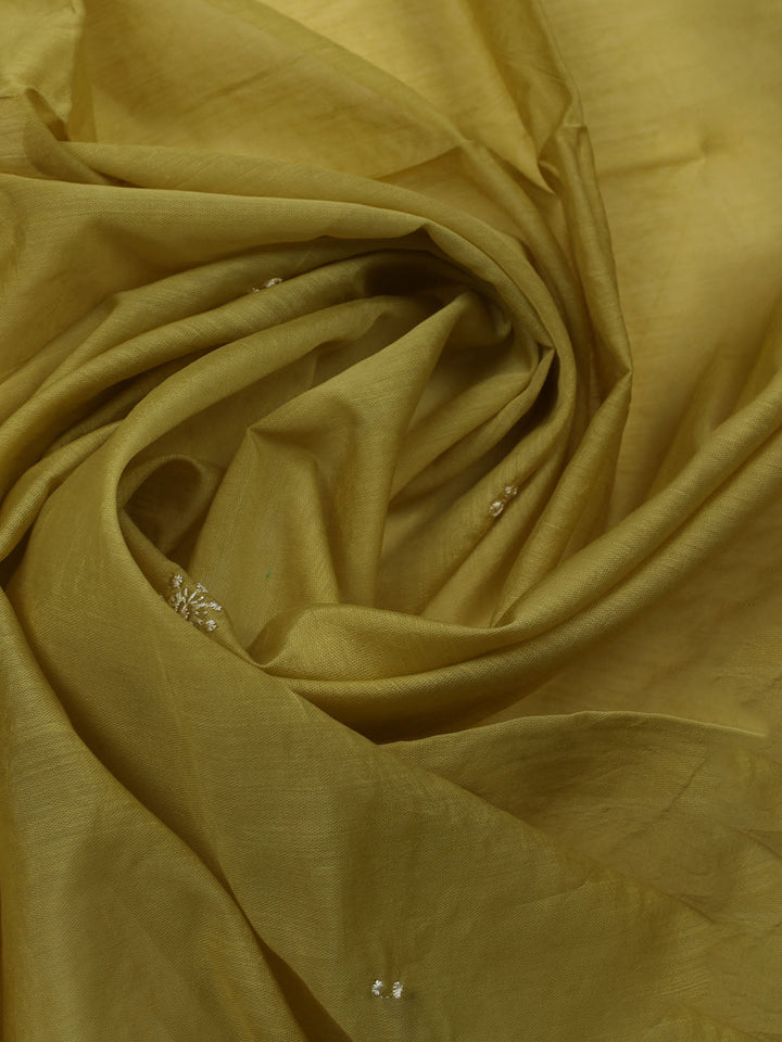 Embroidered Muslin Unstitched Kurta With Pant &amp; Dupatta