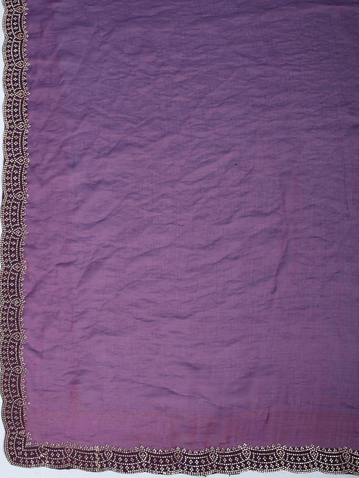 Embroidered Georgette Saree