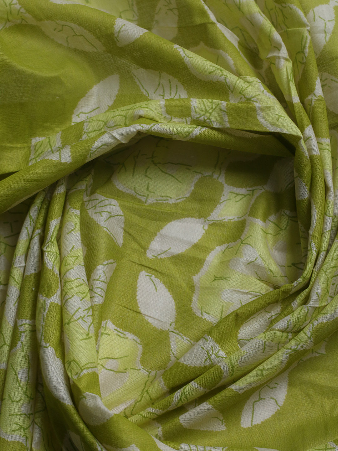 Printed Cotton Blend Unstitched Suit With Pant &amp; Dupatta