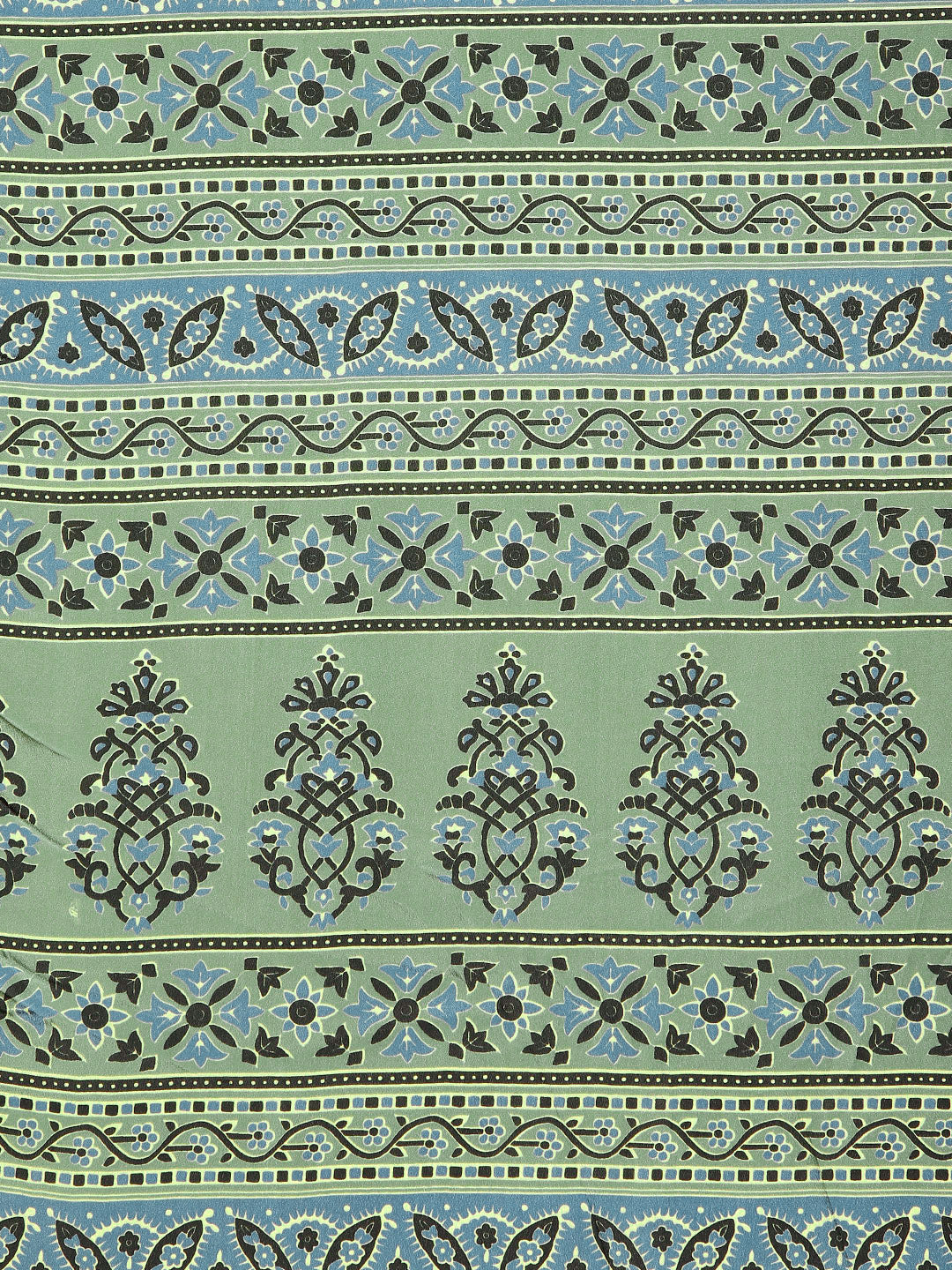 Digital Printed Crepe Woven Saree