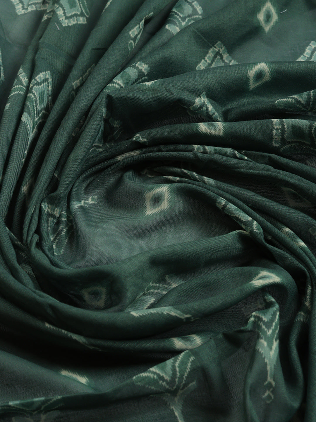 Printed Cotton Blend Unstitched Suit With Pant &amp; Dupatta