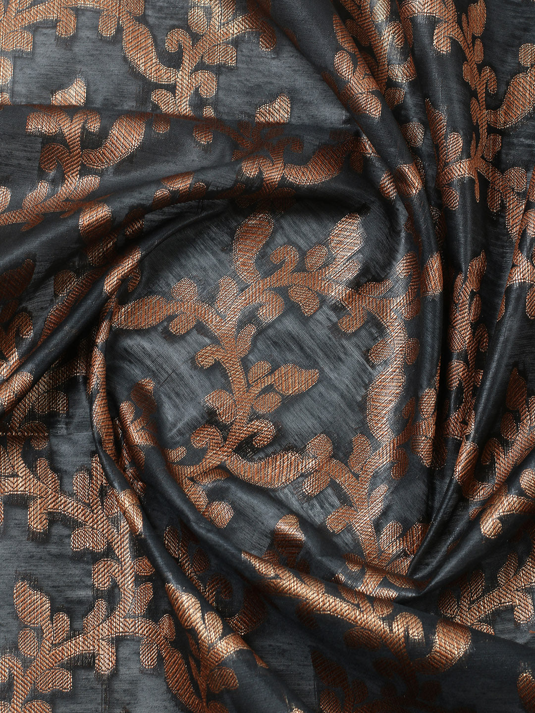 Banarasi Chanderi Unstitched Suit With Pant &amp; Dupatta
