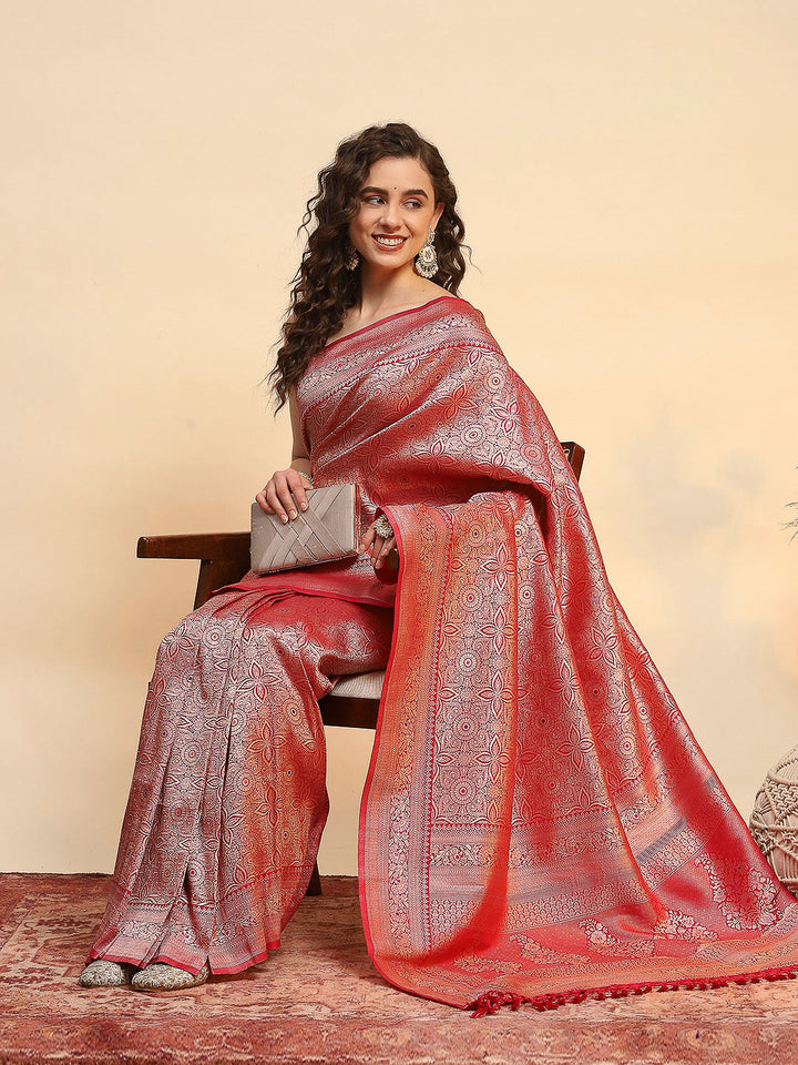 Woven Design Art Silk Saree