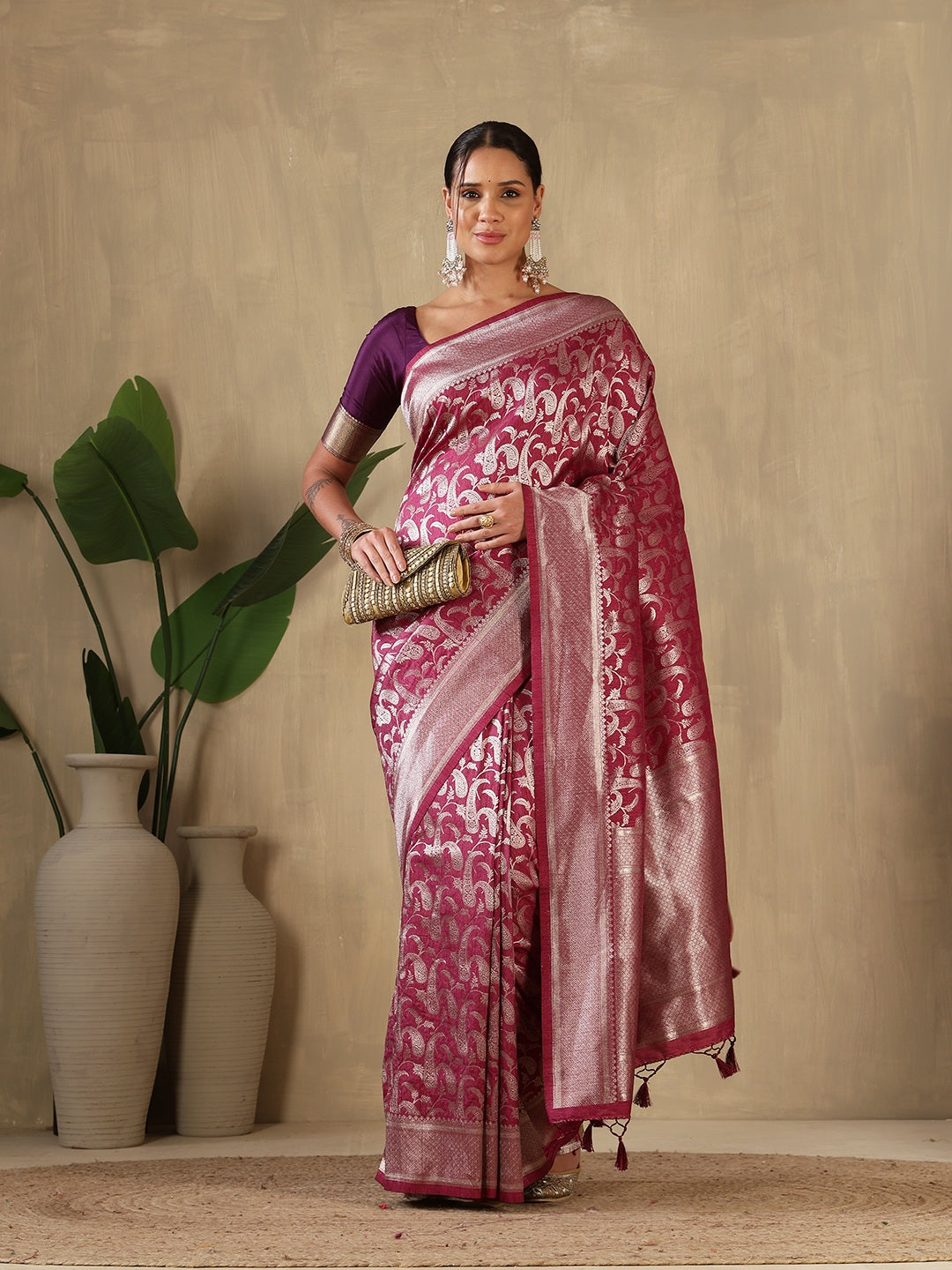 Woven Design Art Silk Saree