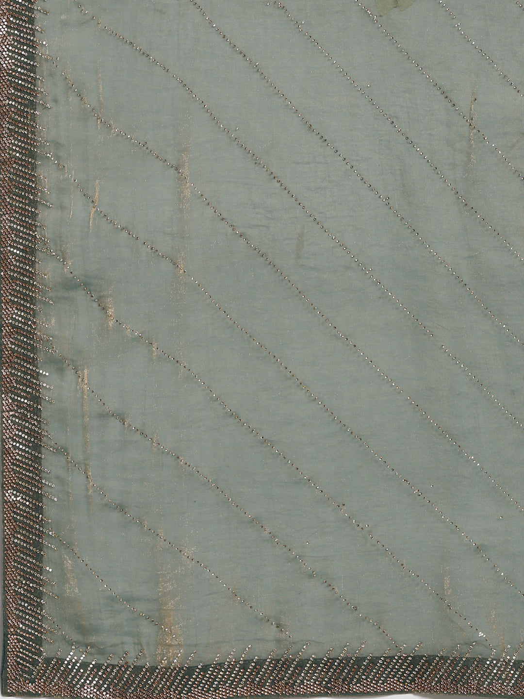 Stone Work Embellished Tissue Saree