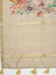 Printed Art Silk Hyacinth Saree